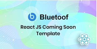 Bluetoof - React JS Coming Soon Template