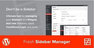 Custom Sidebar Manager