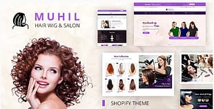 Muhil - Hair Salon, Extension & Hairdresser Shopify Theme