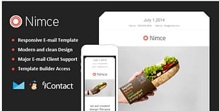 Nimce - Responsive Email + Themebuilder Access