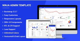 Ninja - Responsive Admin Dashboard Template
