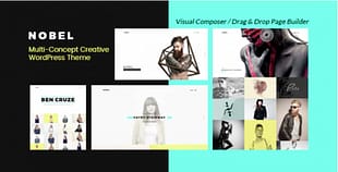 Nobel - Minimal & Versatile Multi-Concept Portfolio / Agency WordPress Theme