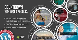 CountDown With Image or Video Background