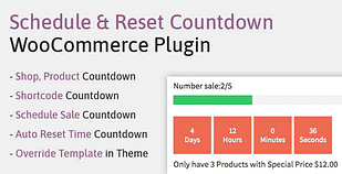 Schedule Reset Countdown Plugin WooCommerce