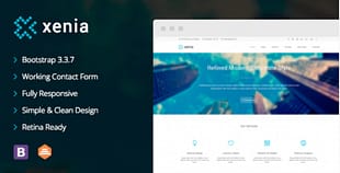 Xenia - Refined HTML 5 / CSS 3 Corporate Template