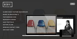 Beuh Responsive One Page Portfolio