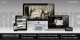 Chocolate WP Responsive Photography Theme