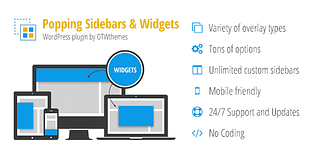 Popping Sidebars and Widgets for WordPress