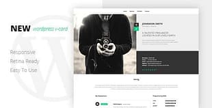NEW Retina Ready WordPress Vcard