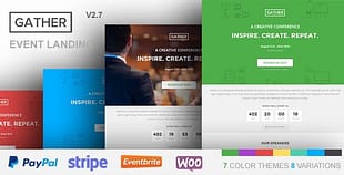 Gather - Event And Conference WP Landing Page Theme