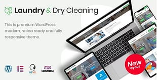 Laundry, Dry Cleaning Services WordPress Theme