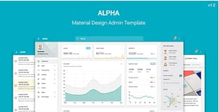 Alpha - Material Design Admin