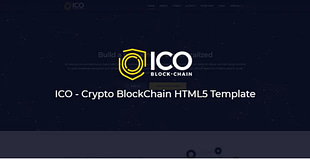ICO - Crypto BlockChain HTML