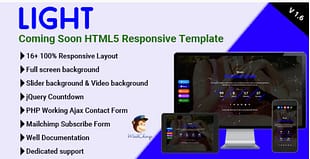 Light - Coming Soon HTML