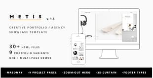Metis - Creative Portfolio / Agency