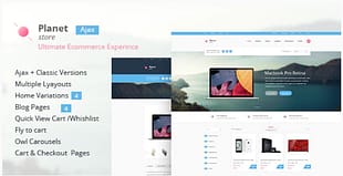 Planet Store - Ecommerce HTML