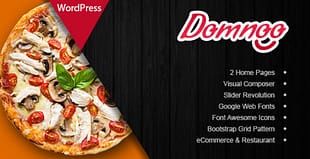 Domnoo - Pizza & Restaurant WordPress Theme
