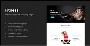 Fitness - GYM Unbounce Template