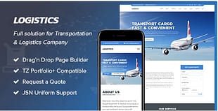 Logistics - Transportation Joomla Template