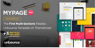 MyPage - Multi-Sections Parallax Unbounce