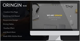 Oringin - Creative Onepage MUSE