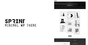 Sprint - Minimal WordPress Portfolio