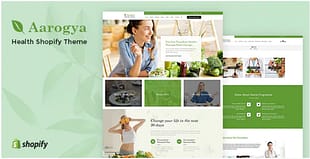 Aarogya - Healthcare Nutrition and Wellness Shopify Theme