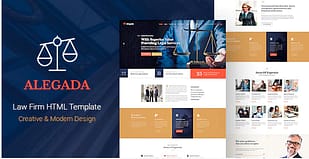 Alegada - Law HTML Template