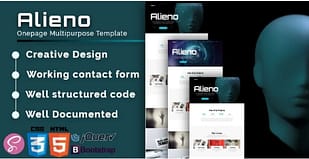 Alieno - Onepage Multipurpose Template
