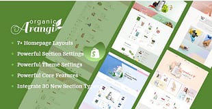 Arangi - Organic & Healthy Products Shopify Theme