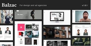 Balzac - An Ultra Creative HTML5 Template for Agencies