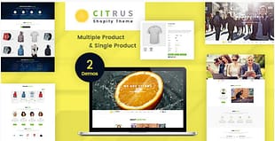 Citrus - One Page Shopify Theme