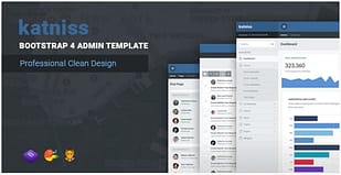 Katniss Responsive Bootstrap 4 Admin Template