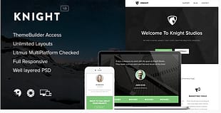 Knight - Responsive Email + Themebuilder Access