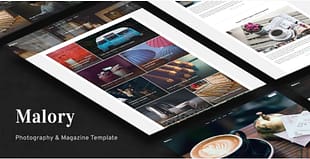Malory - Photography Template for Photographers