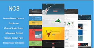 NO8 HTML - Creative Agency Portfolio Theme