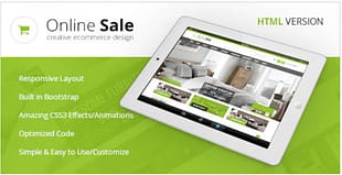 Online Sale - Responsive HTML5 eCommerce Template