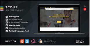 Scour - Construction HTML Page Template