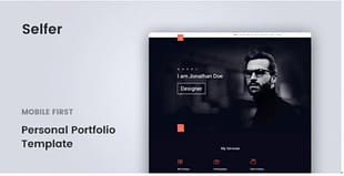 Selfer - Personal Portfolio Template