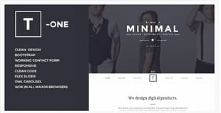 T-ONE Clean & Minimal Template