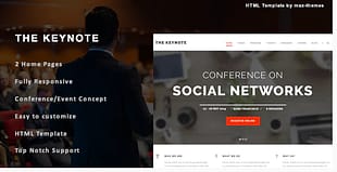 The Keynote - Conference/Event HTML Template