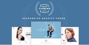 Tuoring - Responsive Fashion, Tee, Clothing Shopify Theme (Sections Ready)