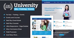 University - Education, Event and Course HTML Template