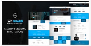 We guard - Security HTML Template