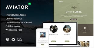 Aviator - Responsive Email + Themebuilder