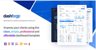 Dashforge - Responsive Admin Dashboard