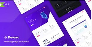 Devazo - Landing Page Template