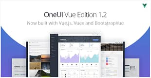 OneUI Vue Edition - Vuejs Admin Dashboard Template