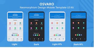 Osvaro - Neomorphism Design Mobile