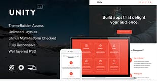 Unity - Responsive Email + Themebuilder